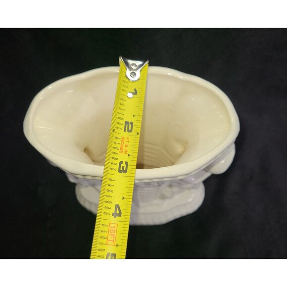 Vintage 1940s Crackle pottery Cherub vase - Picture 9 of 10